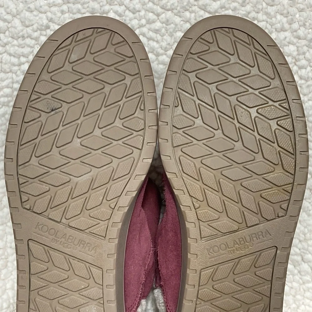 Koolaburra by UGG Kid's Plum Suede w/2 Straps & Fleece Lined Ankle Boots SZ US 3